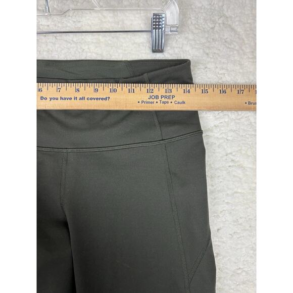 Under Armour Leggings Full Length Dark Army Olive Green Womens Size Small - Picture 5 of 9